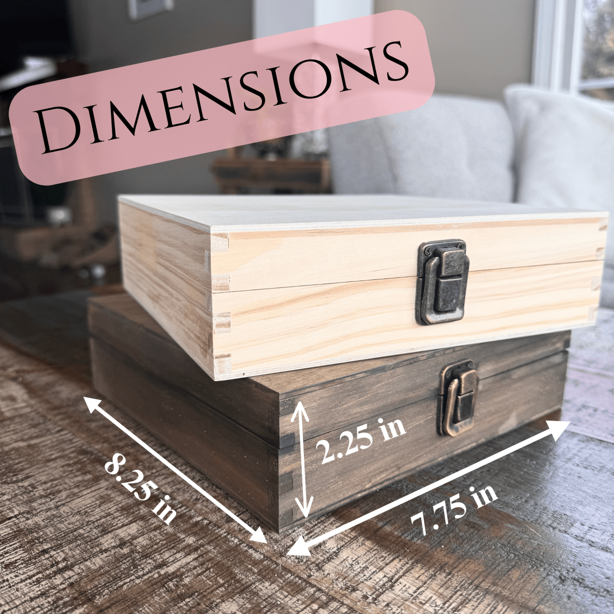 Personalized Sentimental Moments Custom Keepsake Box for her, Customized Gifts for Women by Groovy Girl Gifts