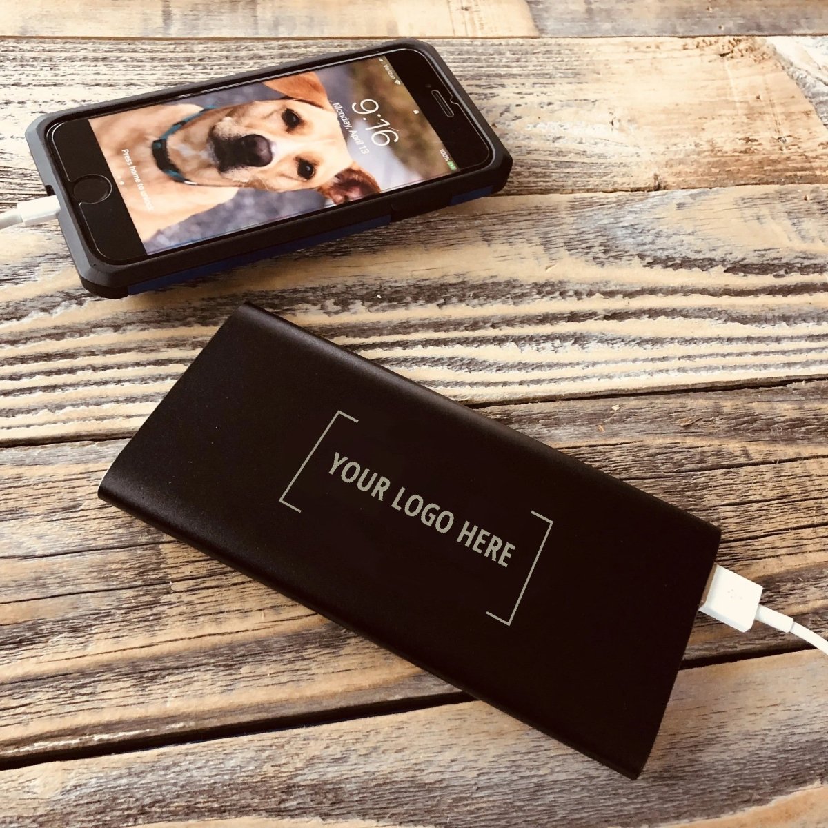 Personalized Custom Logo Power Bank for her, Customized Gifts for Women by Groovy Girl Gifts