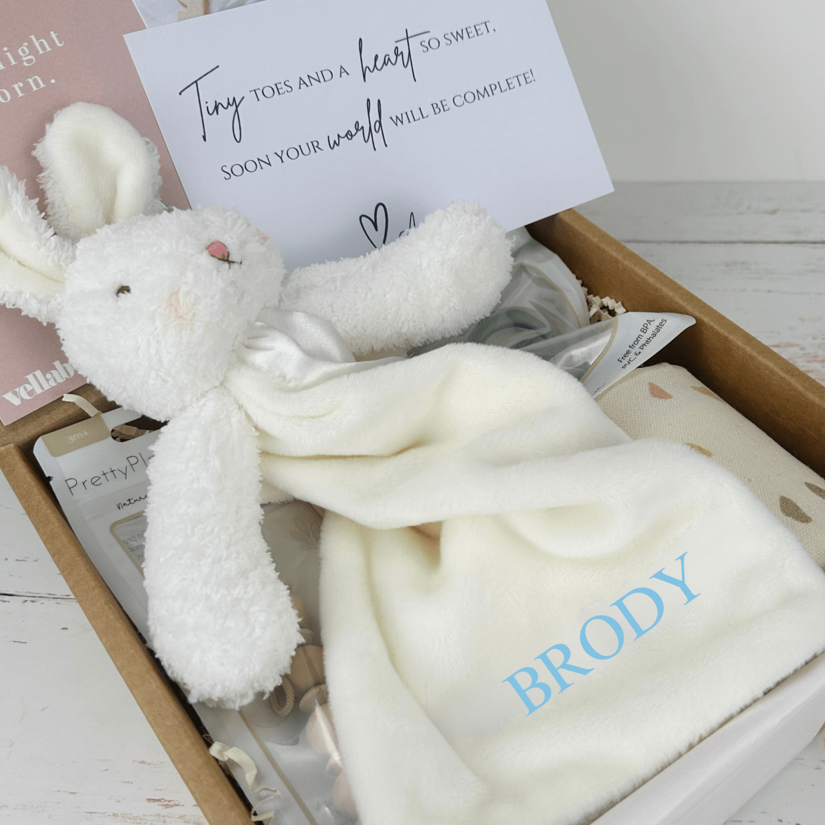 Personalized Deluxe Baby Gift Set for Expecting Moms for her, Customized Gifts for Women by Groovy Girl Gifts