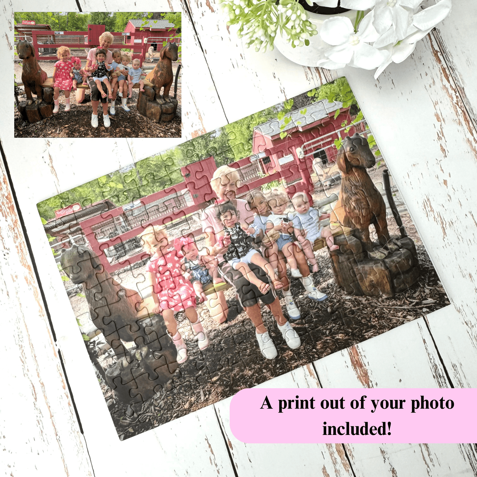Personalized Cherished Memories Puzzle for her, Customized Gifts for Women by Groovy Girl Gifts