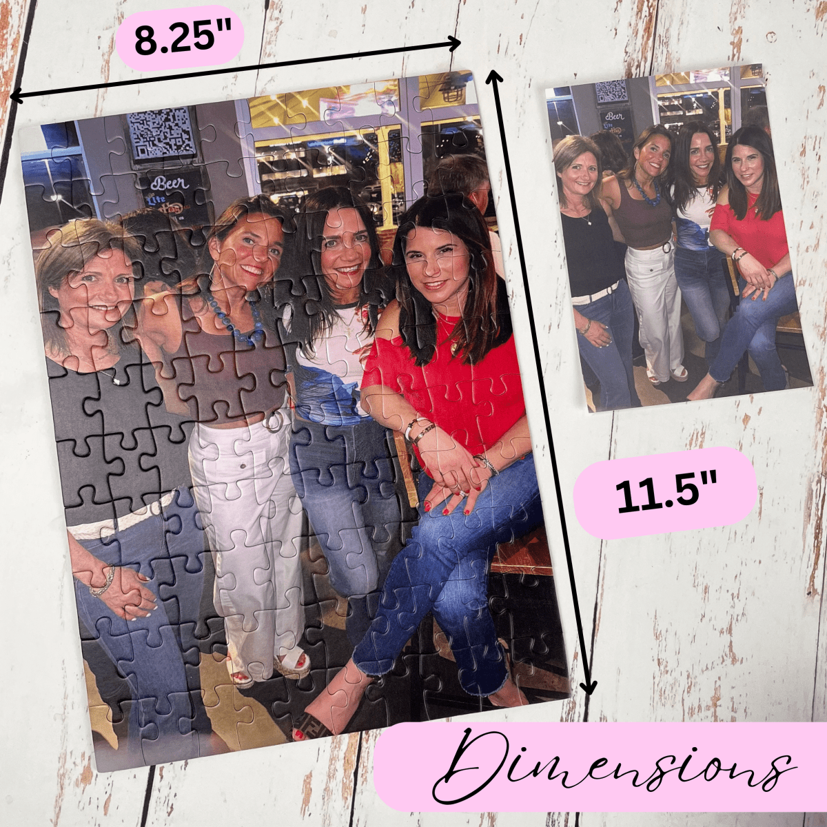 Personalized Birthday Puzzle Keepsake for her, Customized Gifts for Women by Groovy Girl Gifts