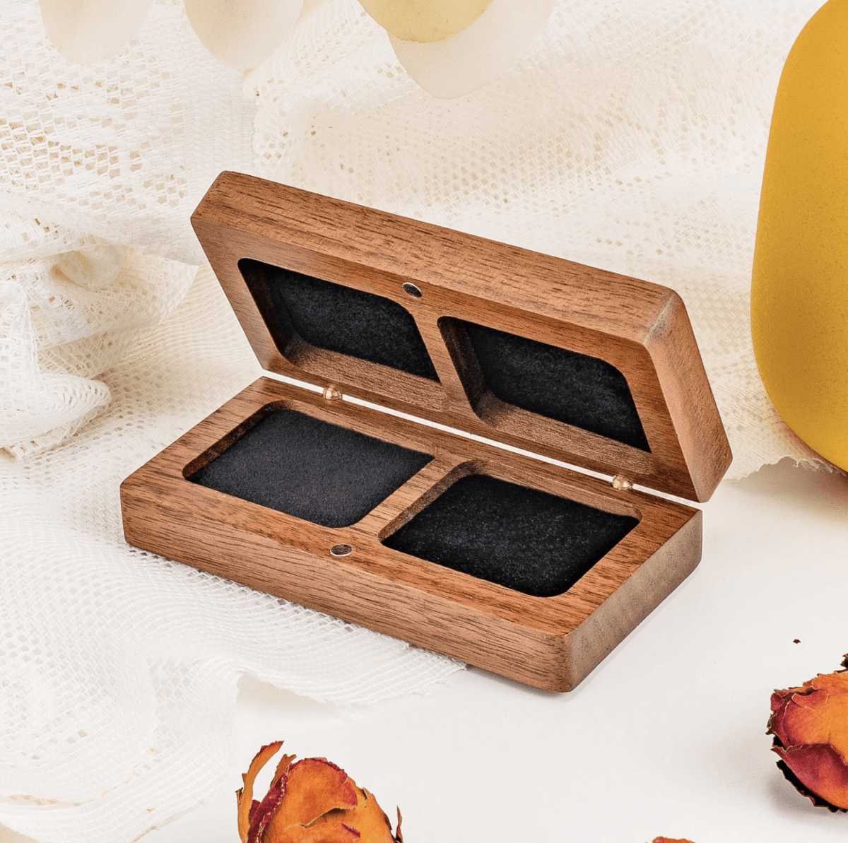 His And Hers Wedding Ring Box