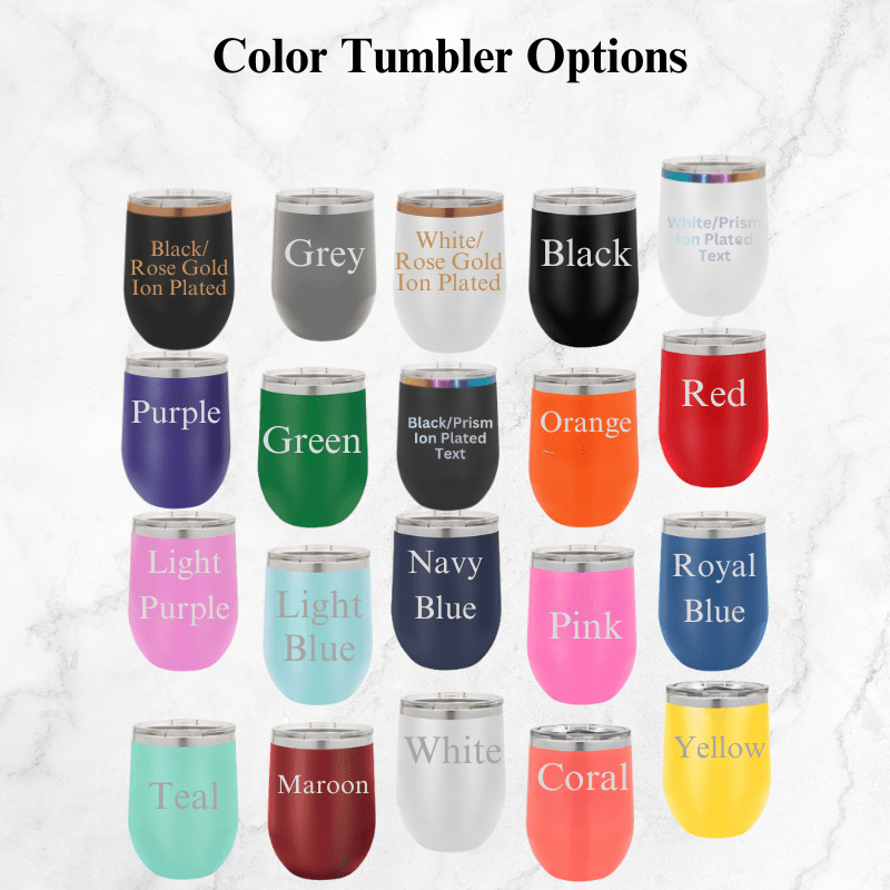 Sip and Celebrate Wine Tumbler