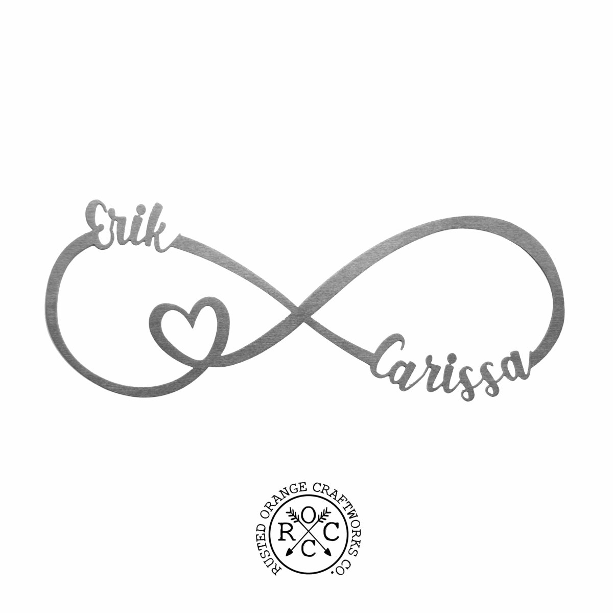 Personalized Infinite Love Home Sign for her, Customized Gifts for Women by Groovy Girl Gifts