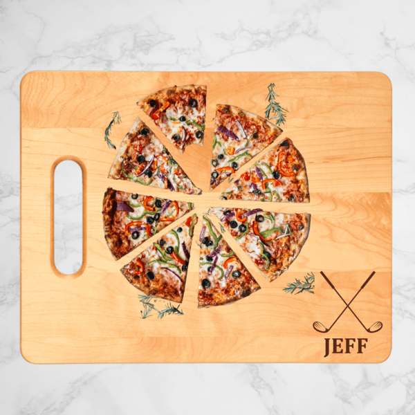 Personalized Golf Maple Cutting Board for her, Customized Gifts for Women by Groovy Girl Gifts