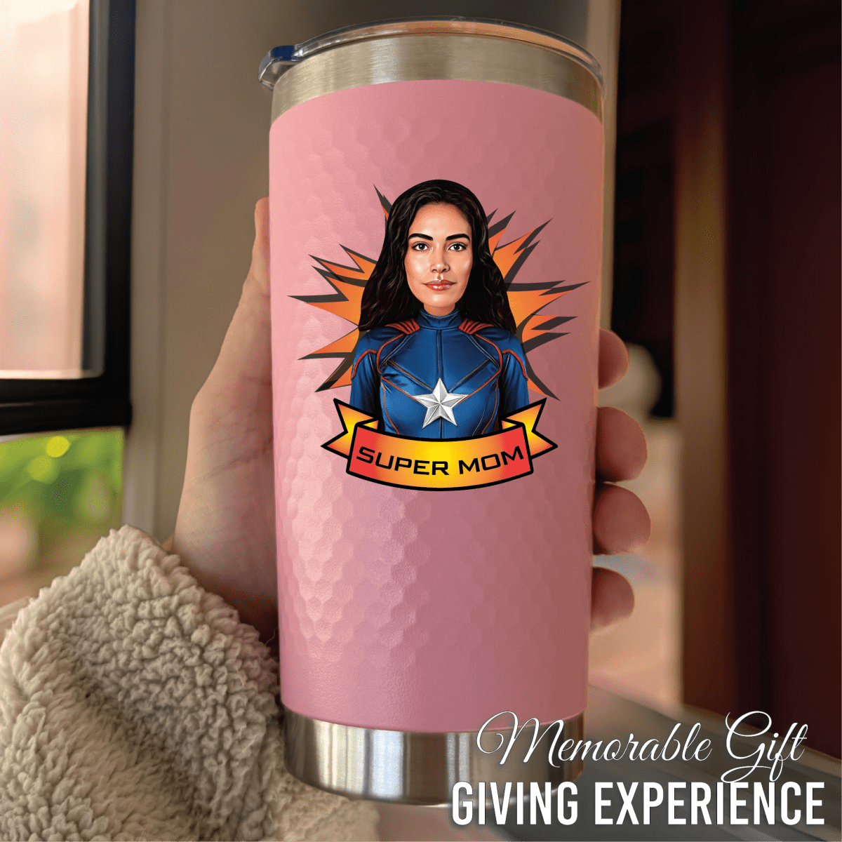 Personalized Everyday Hero Tumbler for her, Customized Gifts for Women by Groovy Girl Gifts