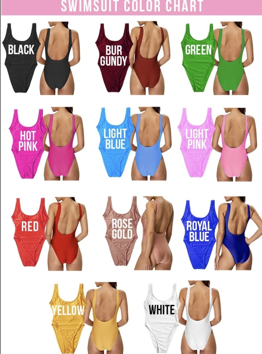 Personalized Custom Summer Swimsuit for her, Customized Gifts for Women by Groovy Girl Gifts