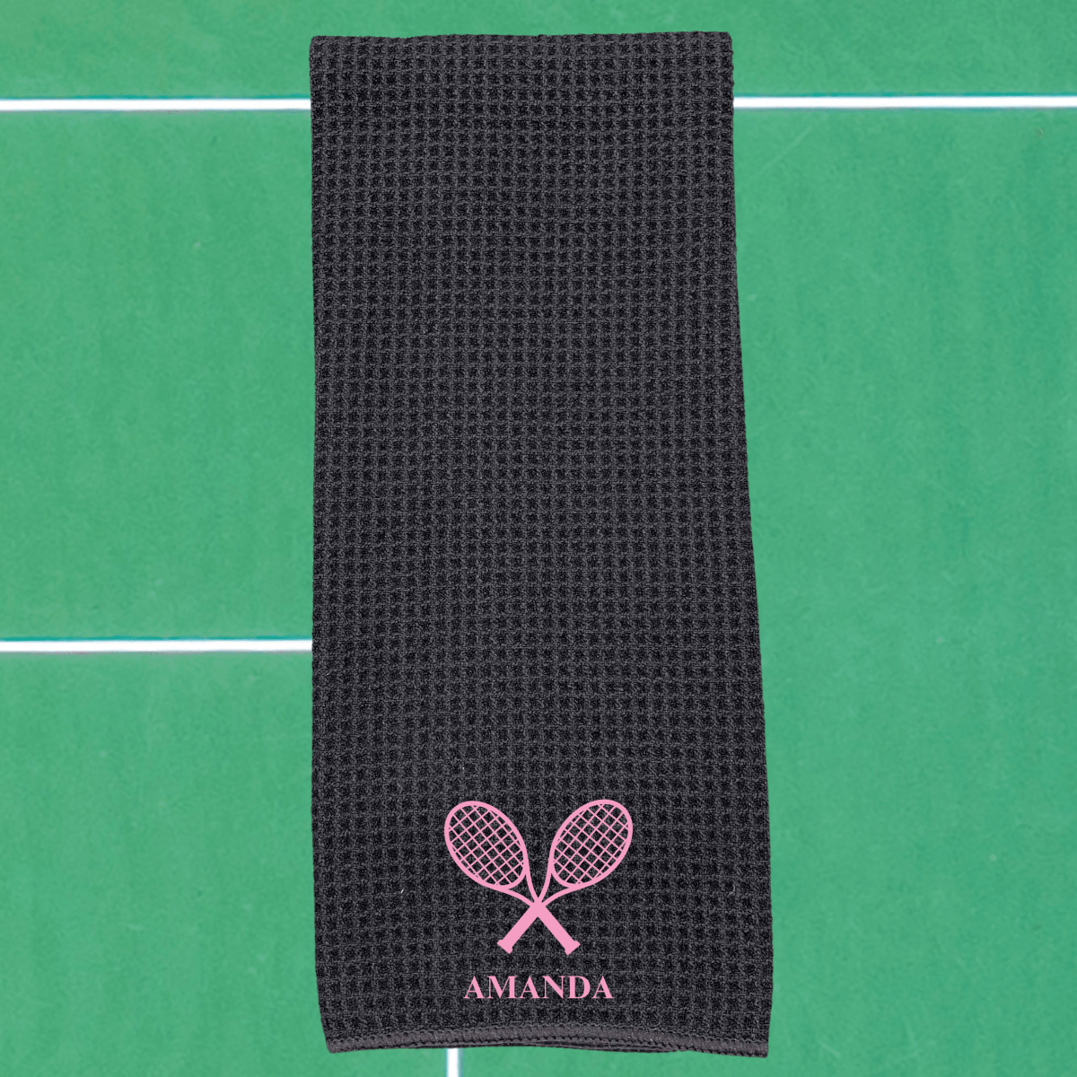 Personalized Custom Tennis Towel for her, Customized Gifts for Women by Groovy Girl Gifts