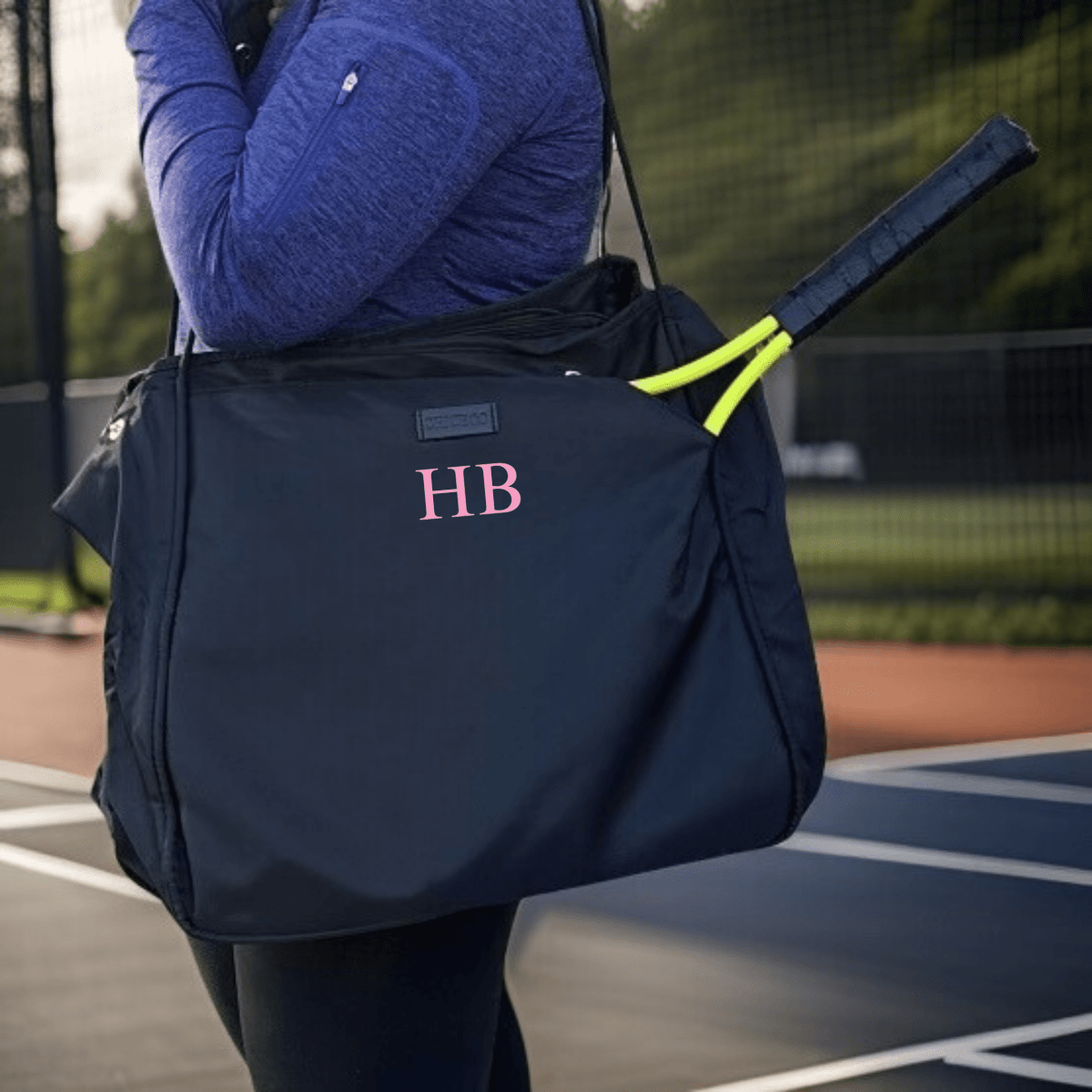 Personalized Rally Ready Tennis Tote for her, Customized Gifts for Women by Groovy Girl Gifts