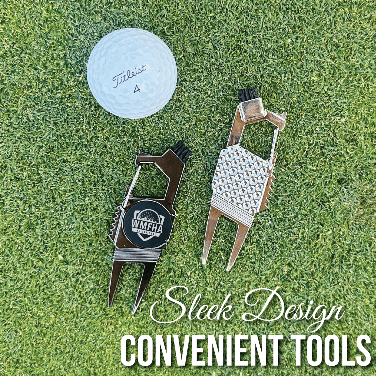 Personalized 5 - in - 1 Golf Multi Tool with Custom Logo for her, Customized Gifts for Women by Groovy Girl Gifts