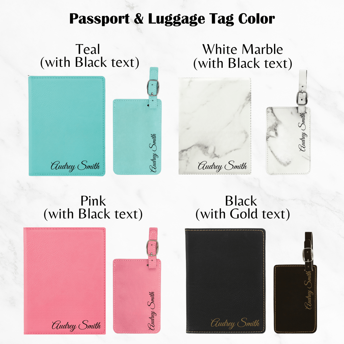 Personalized Traveler&#39;s Love Gift Set for her, Customized Gifts for Women by Groovy Girl Gifts