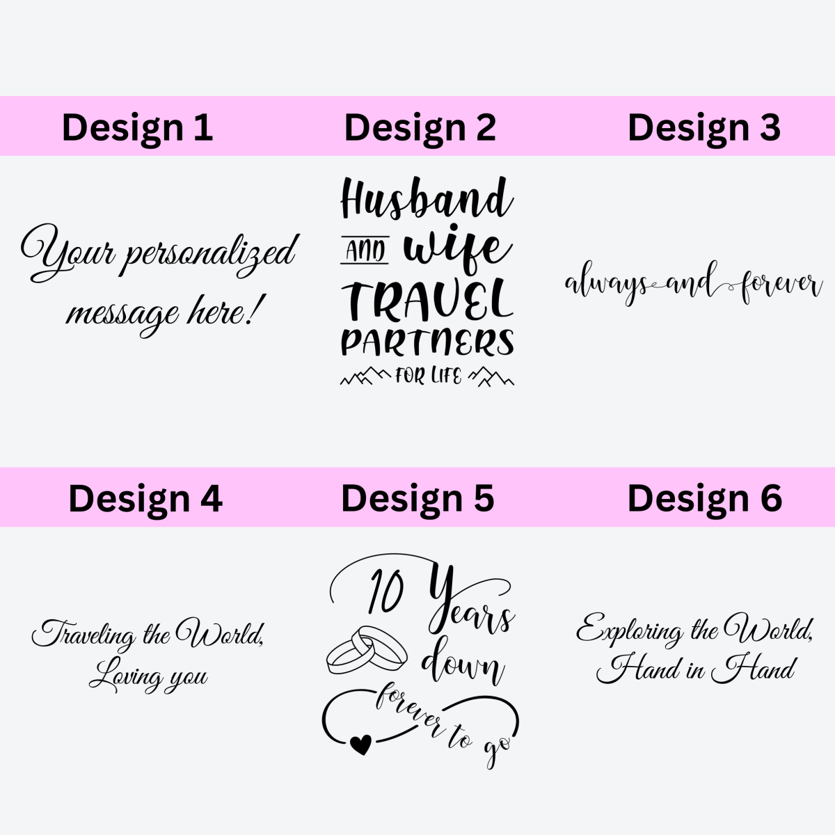 Personalized Traveler's Love Gift Set for her, Customized Gifts for Women by Groovy Girl Gifts