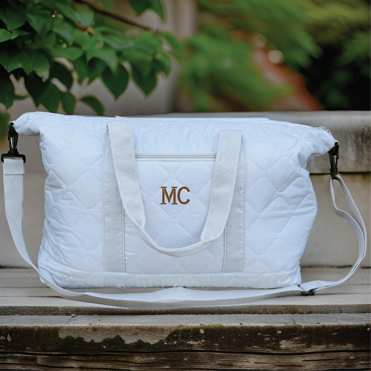 Personalized The Modern Getaway Bag for her, Customized Gifts for Women by Groovy Girl Gifts