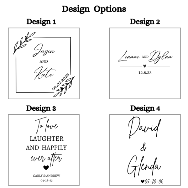 Personalized Romantic Custom Coaster Gift for her, Customized Gifts for Women by Groovy Girl Gifts