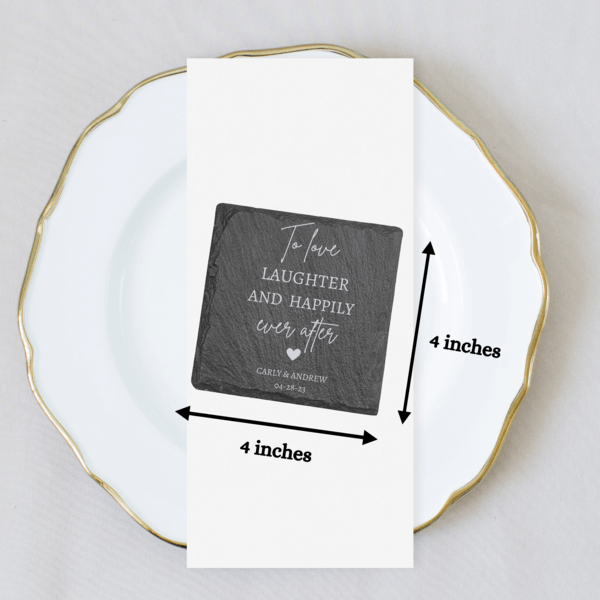 Personalized Romantic Custom Coaster Gift for her, Customized Gifts for Women by Groovy Girl Gifts