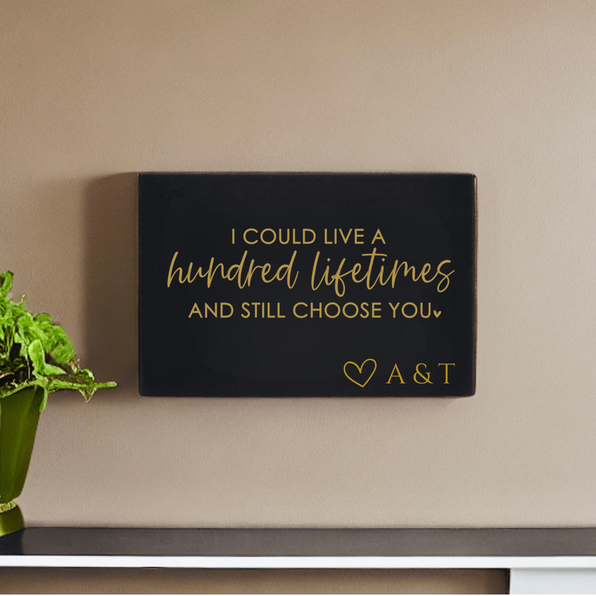 Personalized All You Need Is Love Sign for her, Customized Gifts for Women by Groovy Girl Gifts