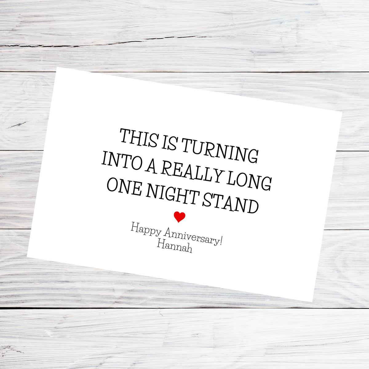 Personalized Personalized Anniversary Cards for her, Customized Gifts for Women by Groovy Girl Gifts