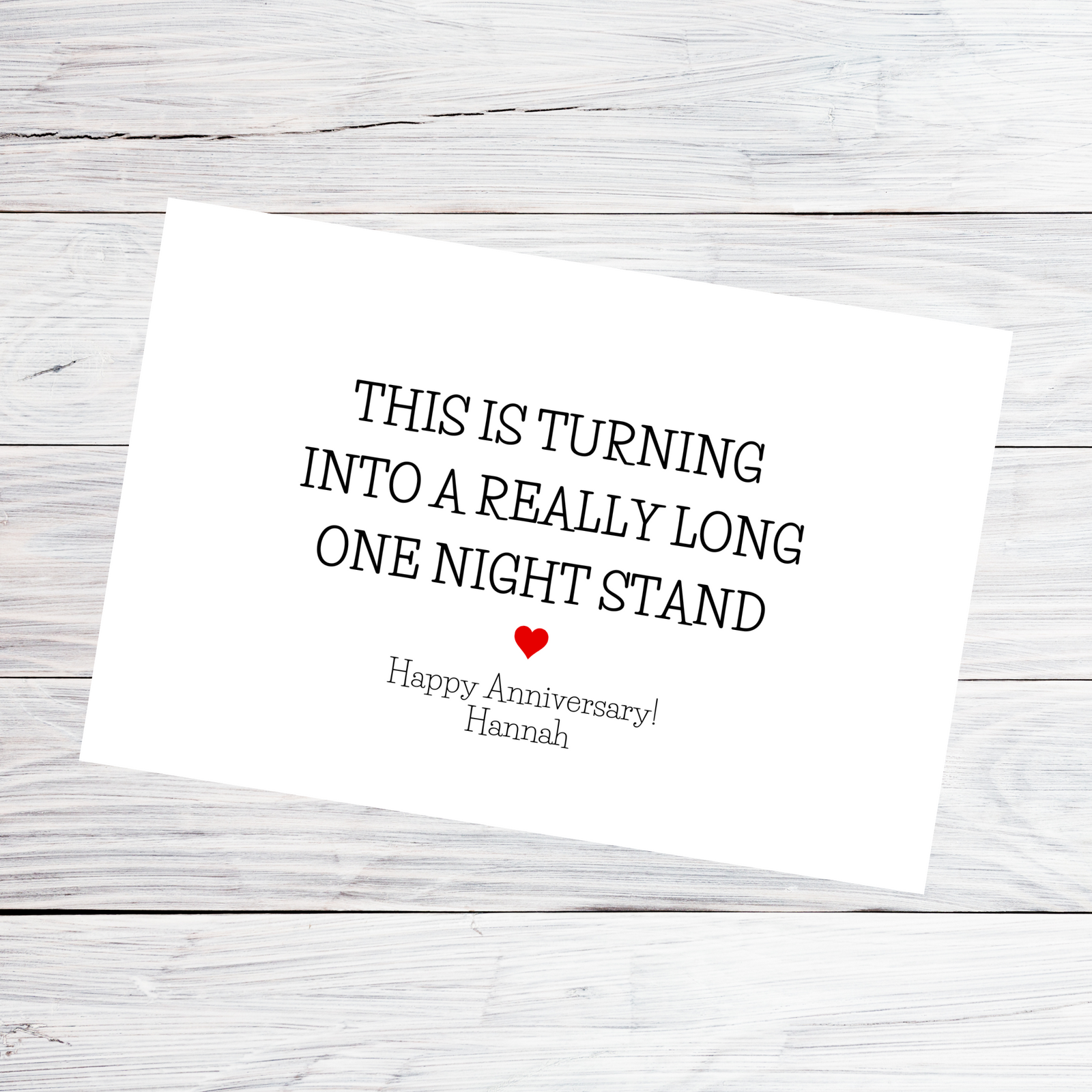 Personalized Personalized Anniversary Cards for her, Customized Gifts for Women by Groovy Girl Gifts