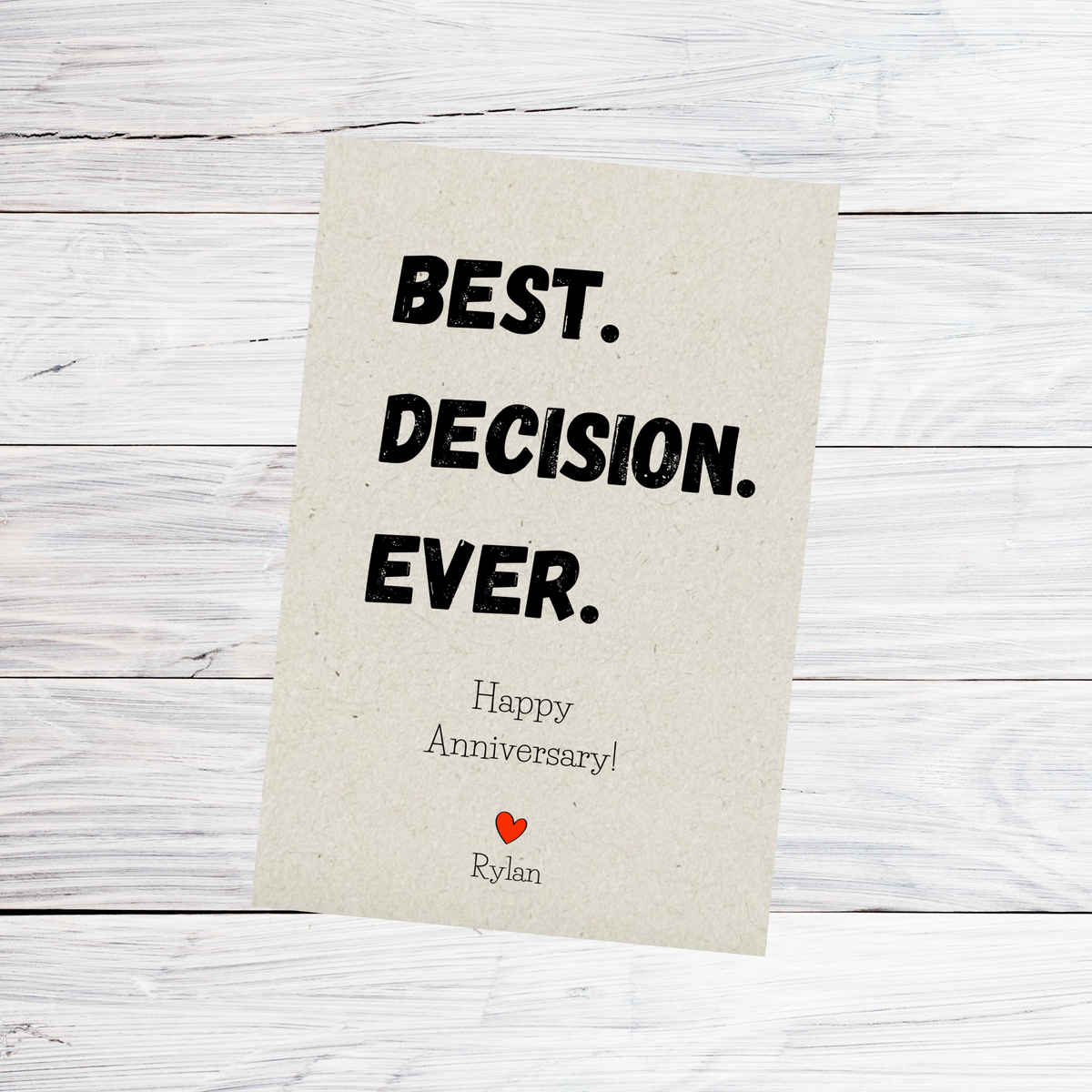 Personalized Personalized Anniversary Cards for her, Customized Gifts for Women by Groovy Girl Gifts