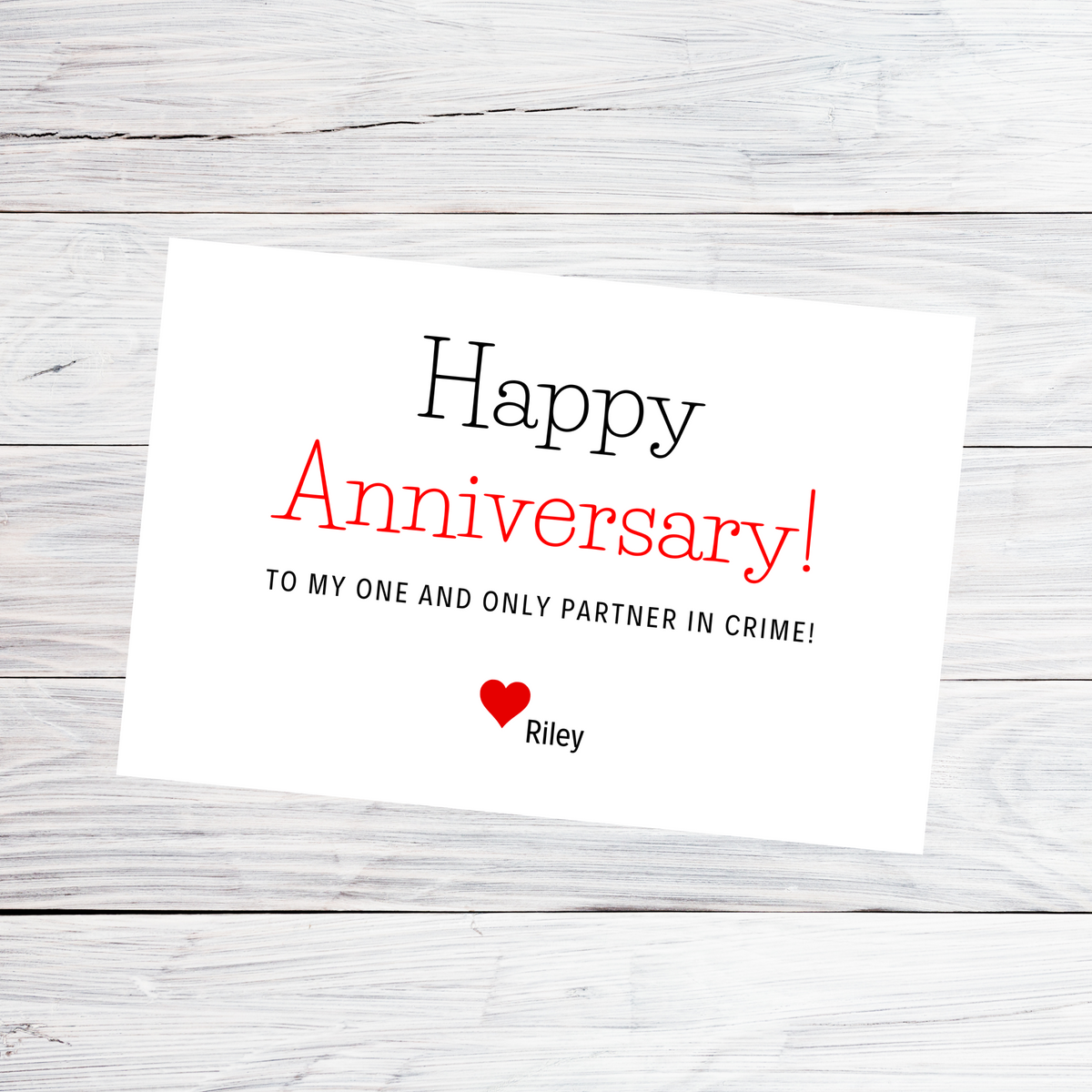 Personalized Personalized Anniversary Cards for her, Customized Gifts for Women by Groovy Girl Gifts