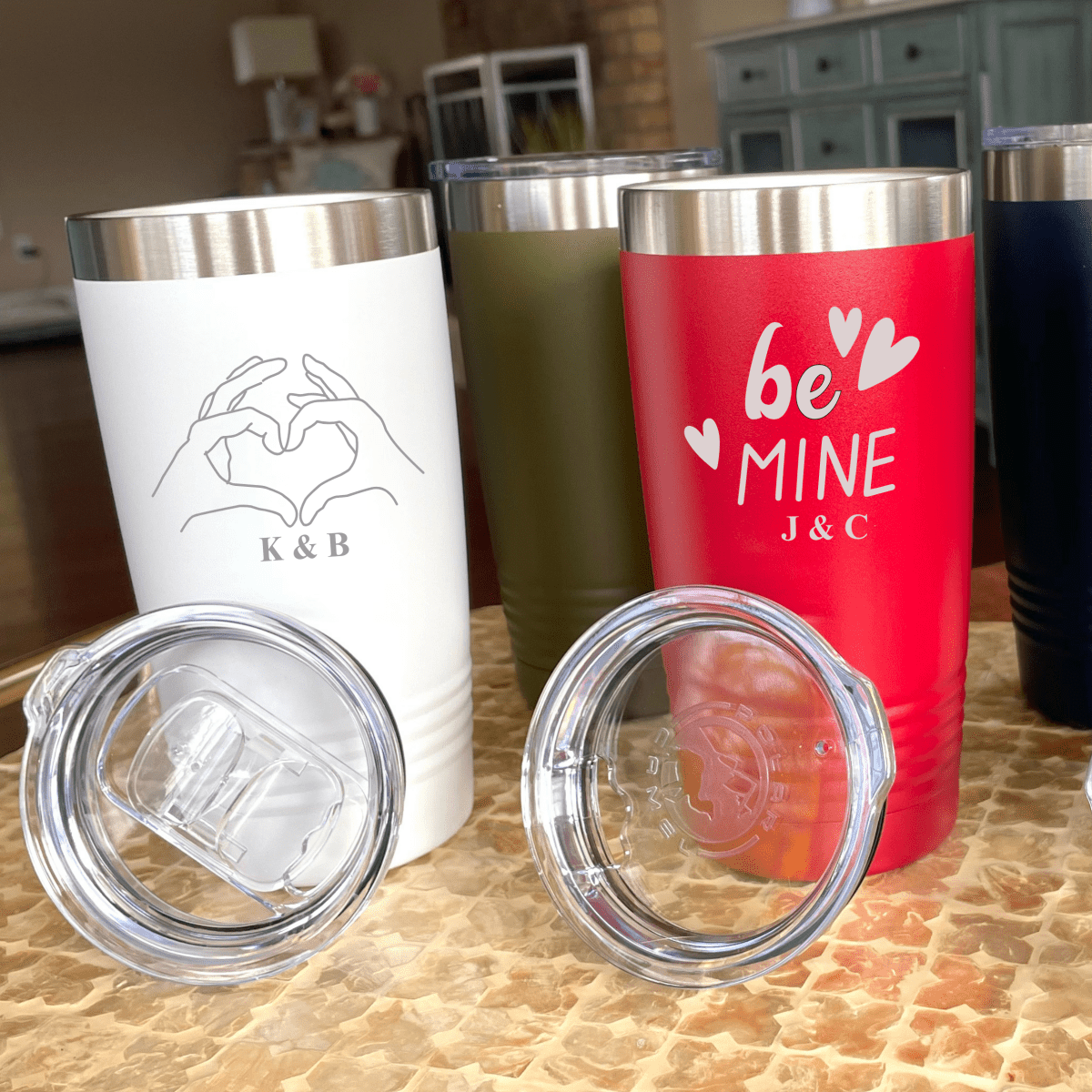 Personalized Love On - The - Go Tumbler for her, Customized Gifts for Women by Groovy Girl Gifts