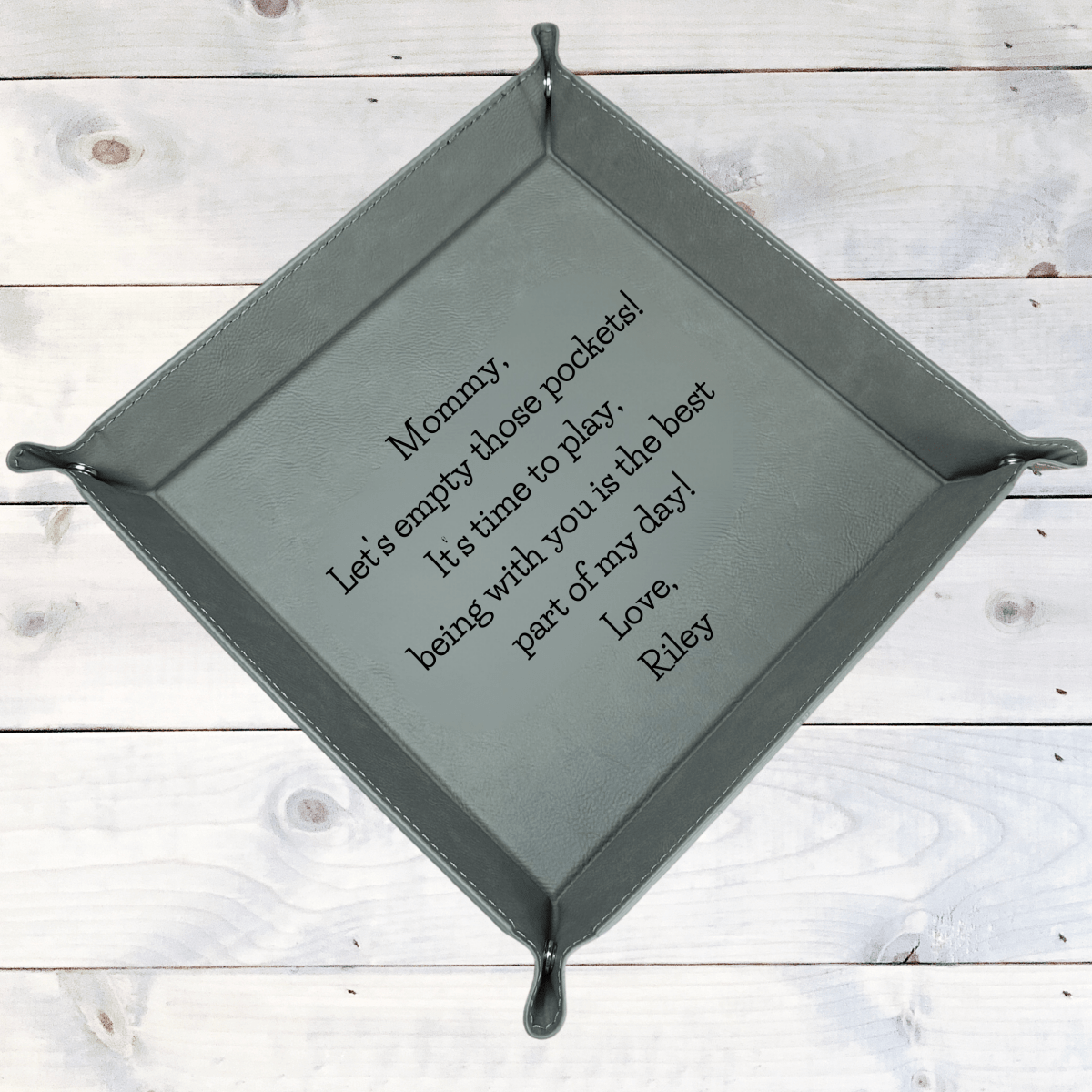 Personalized Mama&#39;s Custom Message Keepsake Tray for her, Customized Gifts for Women by Groovy Girl Gifts
