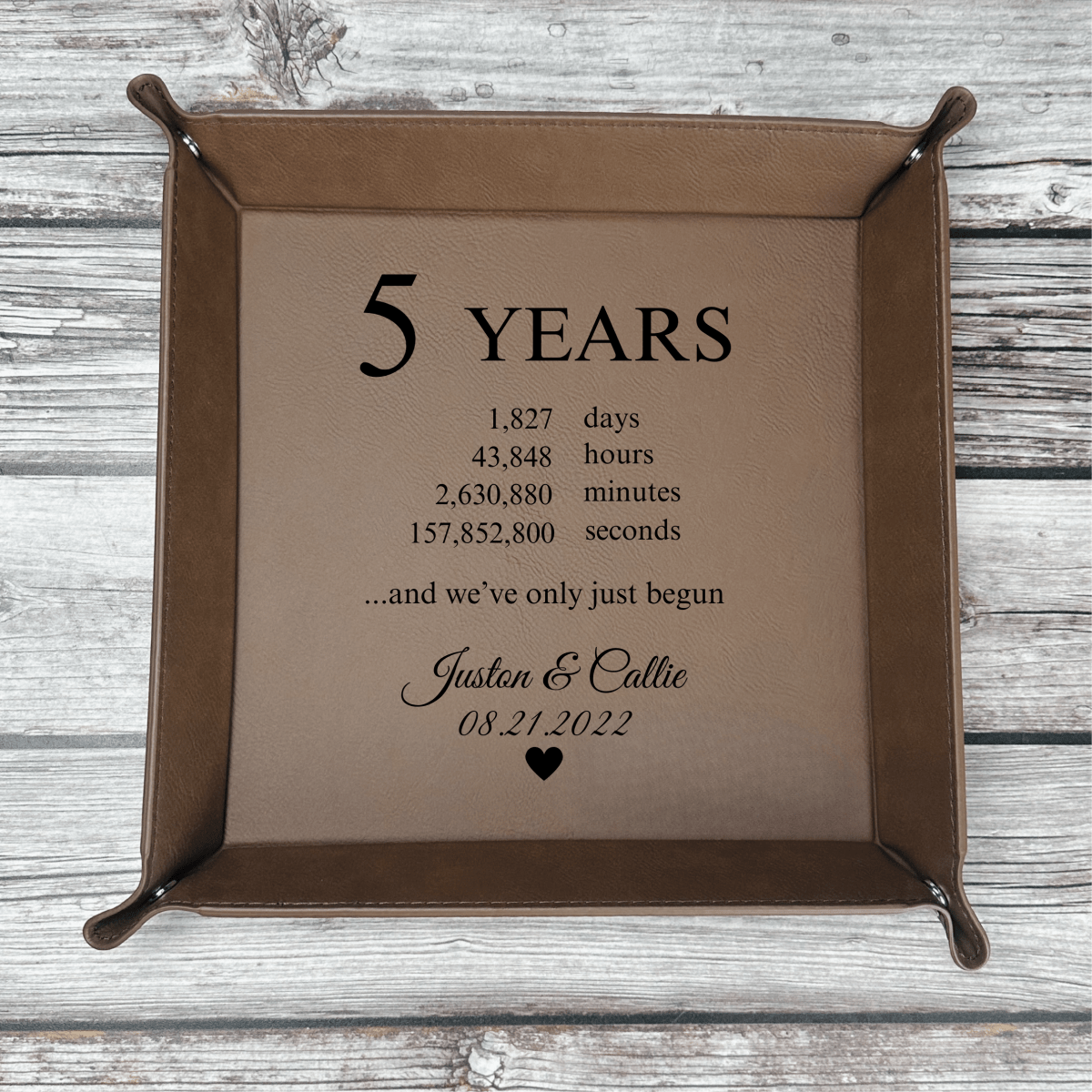 Personalized Timeless Love Jewelry Tray for her, Customized Gifts for Women by Groovy Girl Gifts