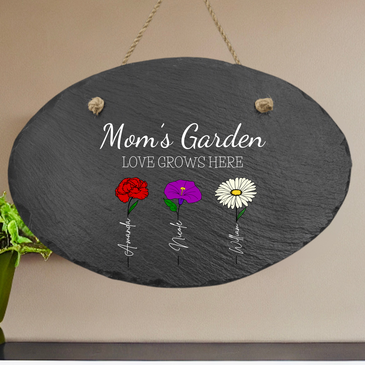 Custom Mother&#39;s Garden Sign