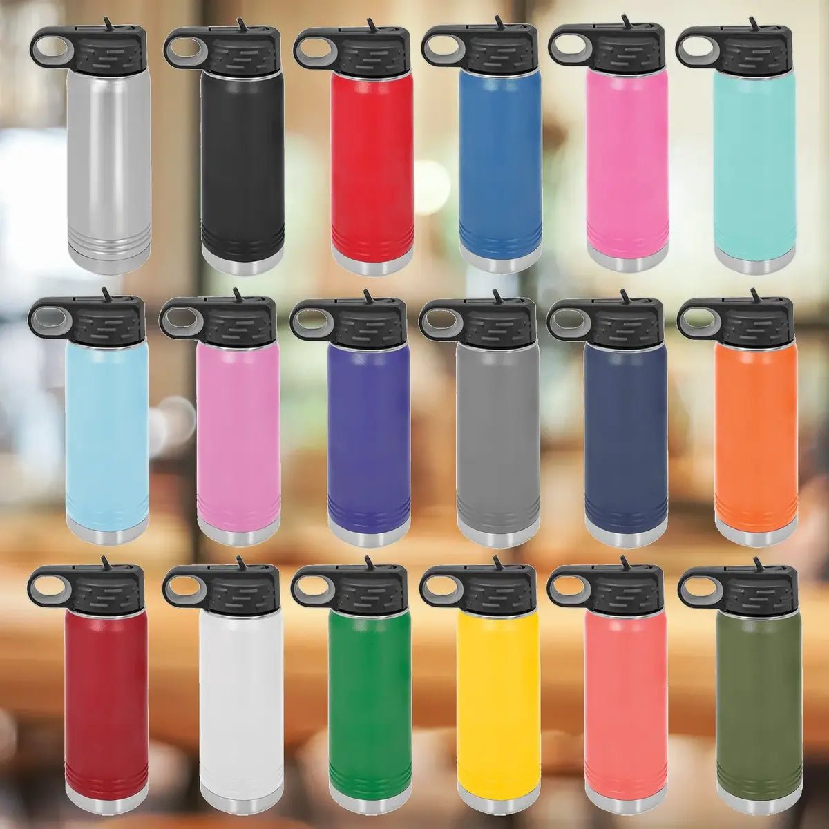 Water Bottle Baseball Mom Water Bottle