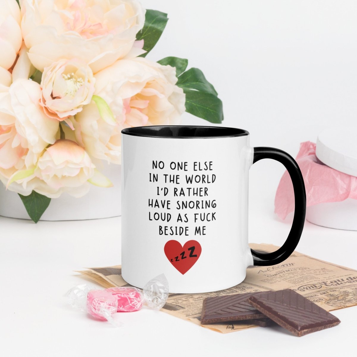 Personalized Cute Valentine&#39;s Day Coffee Mug for her, Customized Gifts for Women by Groovy Girl Gifts