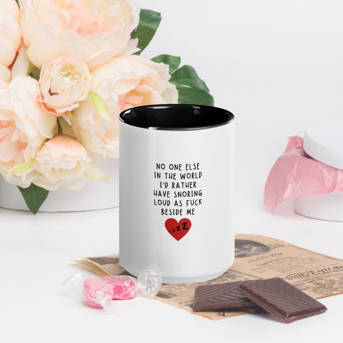 Personalized Cute Valentine&#39;s Day Coffee Mug for her, Customized Gifts for Women by Groovy Girl Gifts