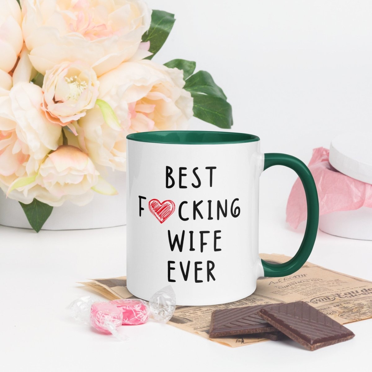 Personalized Best F**king Wife Ever Coffee Mug for her, Customized Gifts for Women by Groovy Girl Gifts