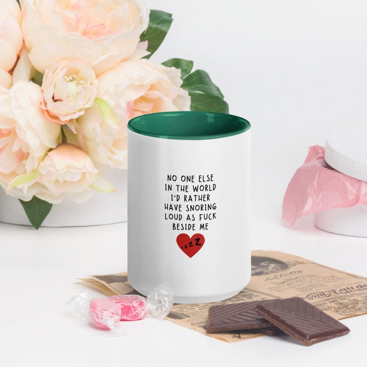 Personalized Cute Valentine&#39;s Day Coffee Mug for her, Customized Gifts for Women by Groovy Girl Gifts