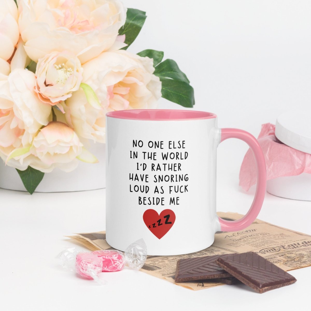 Personalized Cute Valentine's Day Coffee Mug for her, Customized Gifts for Women by Groovy Girl Gifts