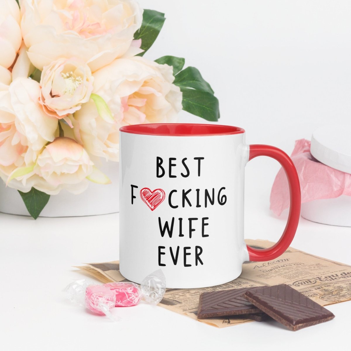 Personalized Best F**king Wife Ever Coffee Mug for her, Customized Gifts for Women by Groovy Girl Gifts