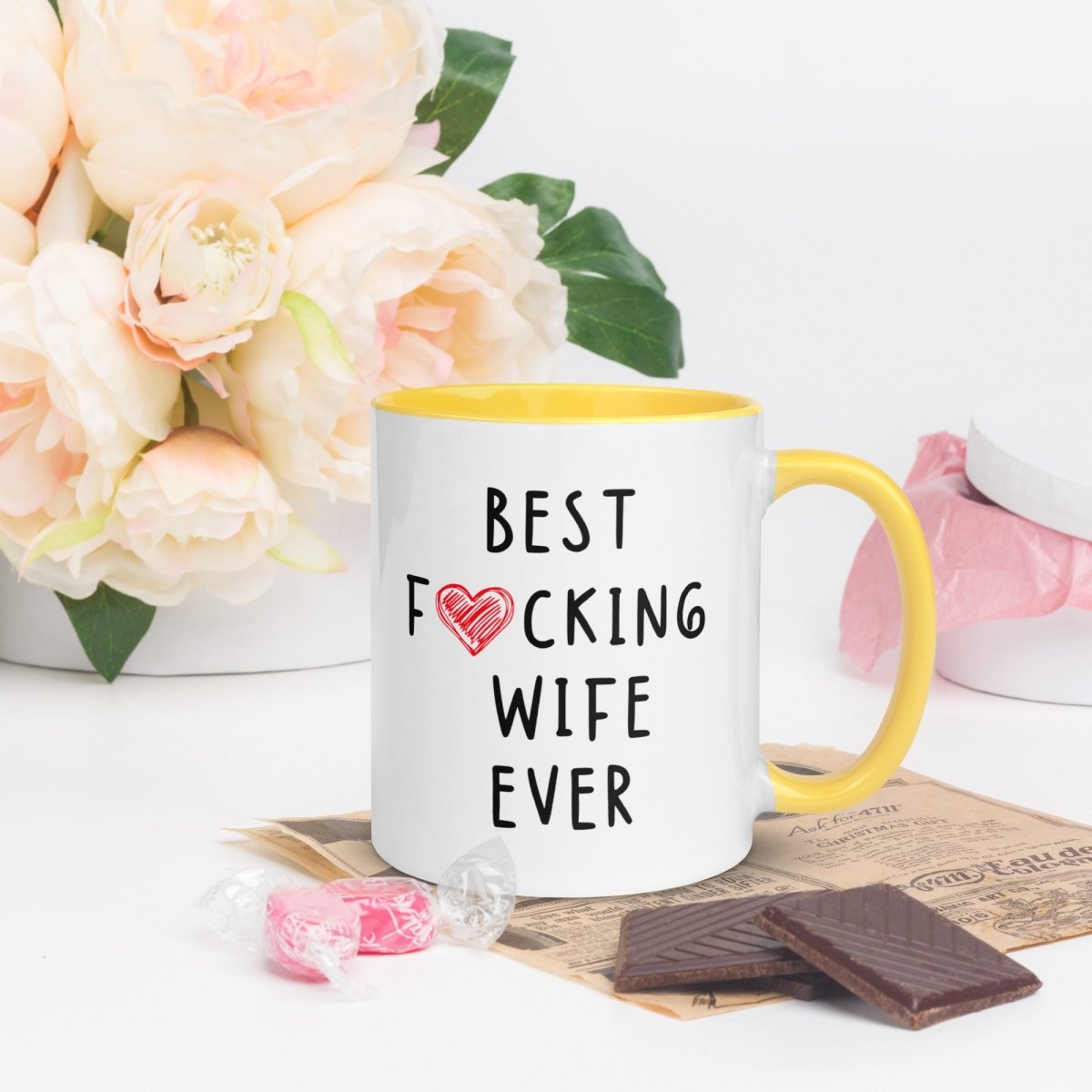 Personalized Best F**king Wife Ever Coffee Mug for her, Customized Gifts for Women by Groovy Girl Gifts