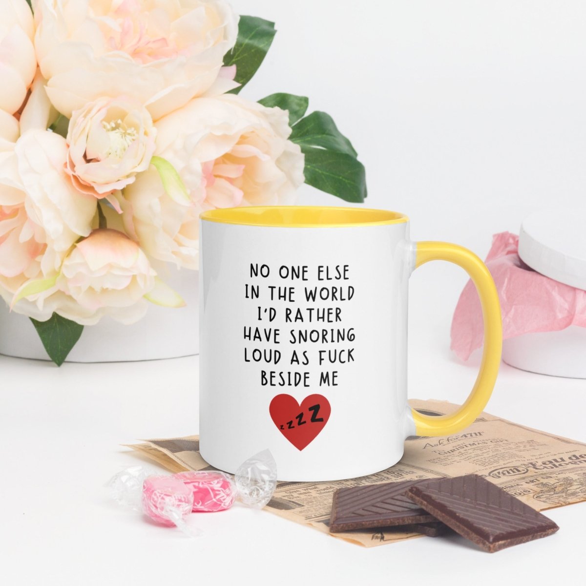 Personalized Cute Valentine&#39;s Day Coffee Mug for her, Customized Gifts for Women by Groovy Girl Gifts