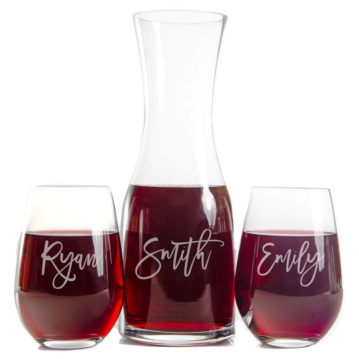 wine Personalized Wine Decanter Set