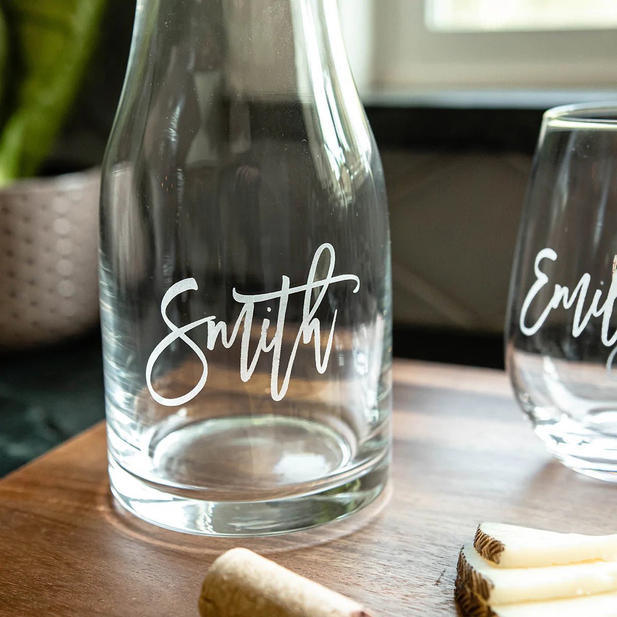 wine Personalized Wine Decanter Set