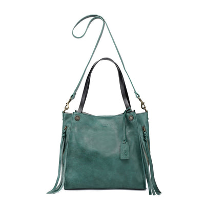 Daisy Leather Tote