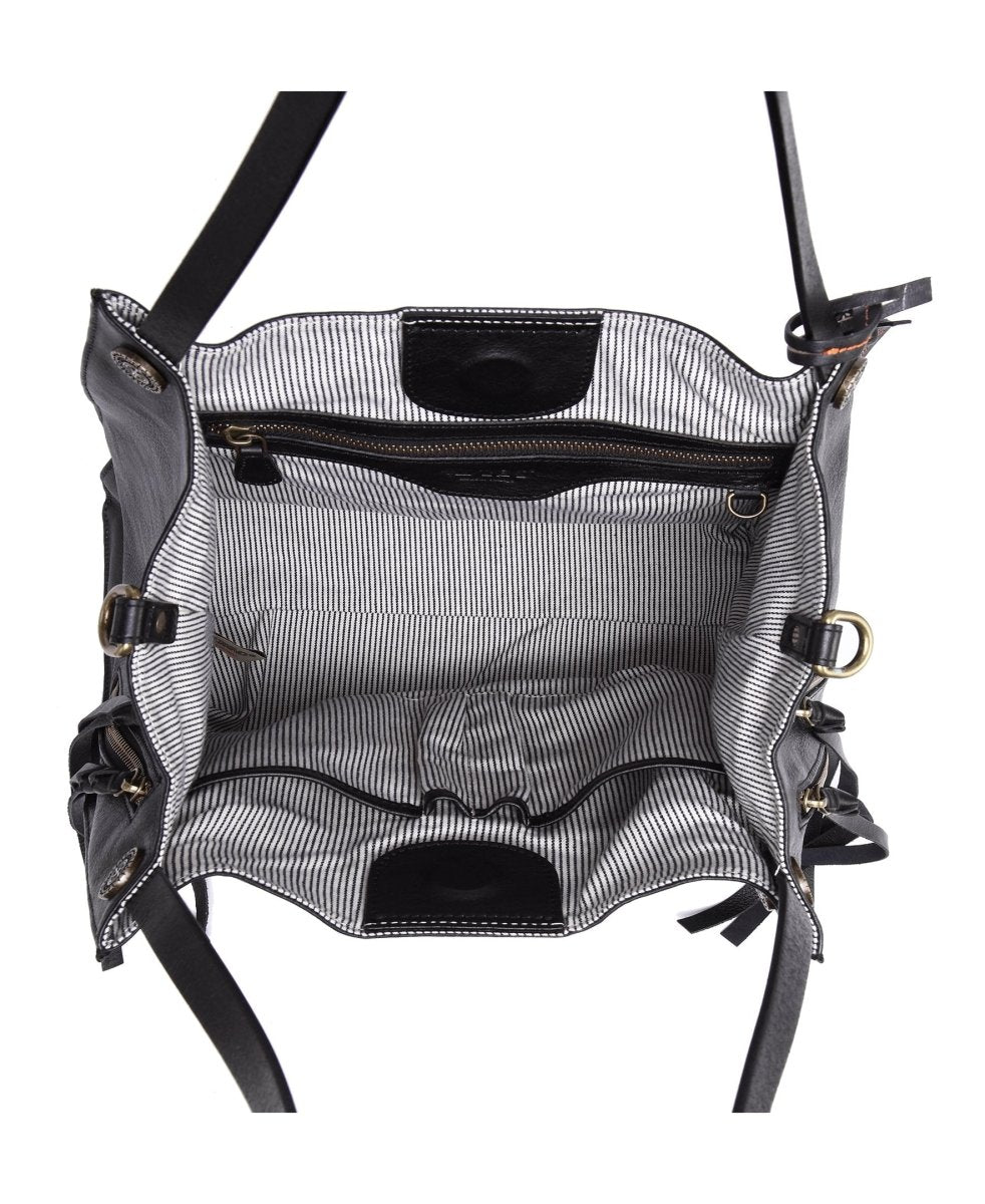 Personalized Daisy Leather Tote for her, Customized Gifts for Women by Groovy Girl Gifts