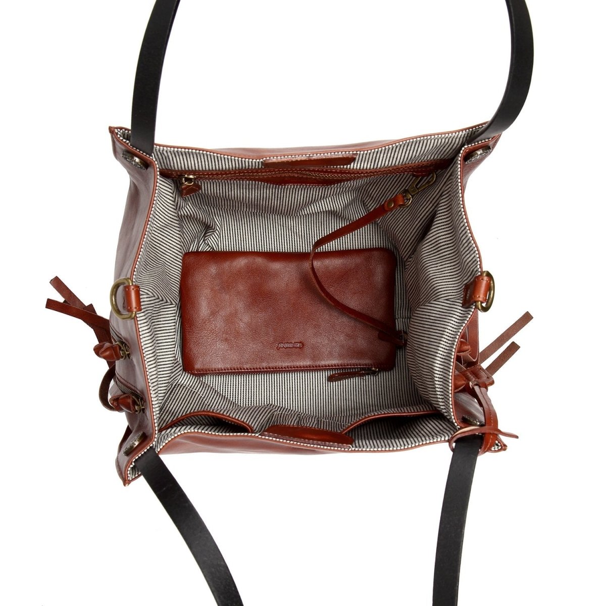 Personalized Daisy Leather Tote for her, Customized Gifts for Women by Groovy Girl Gifts