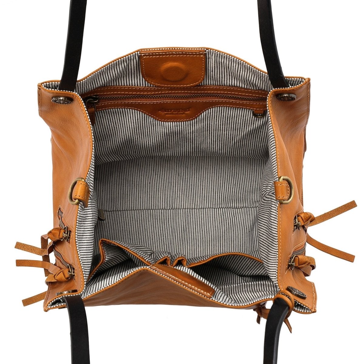 Personalized Daisy Leather Tote for her, Customized Gifts for Women by Groovy Girl Gifts