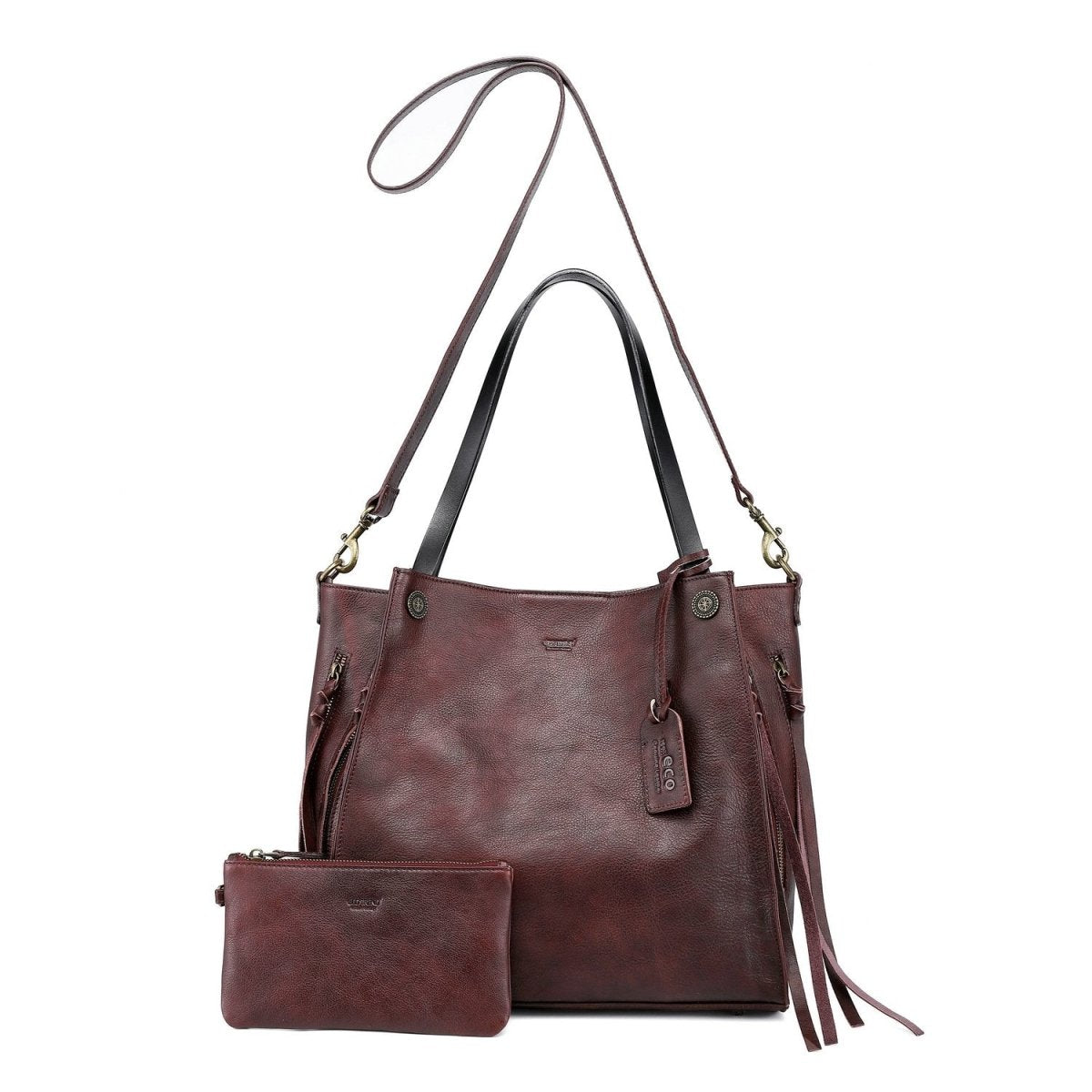 Personalized Daisy Leather Tote for her, Customized Gifts for Women by Groovy Girl Gifts