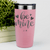 Salmon Valentines Day Tumbler With Be Mine Design