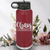 Maroon Mothers Day Water Bottle With Chaos Coordinator Design