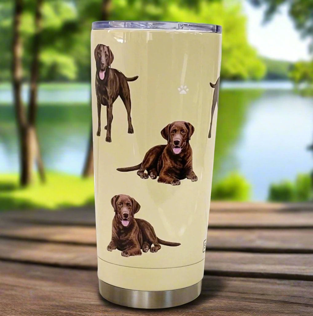 Chocolate Labrador Insulated Tumbler 