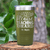 Military Green Teacher Tumbler With Coffee Because Teaching Is Hard Design