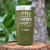 Military Green Teacher Tumbler With Coffee Gives Me Powers Design