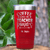 Red Teacher Tumbler With Coffee Gives Me Powers Design